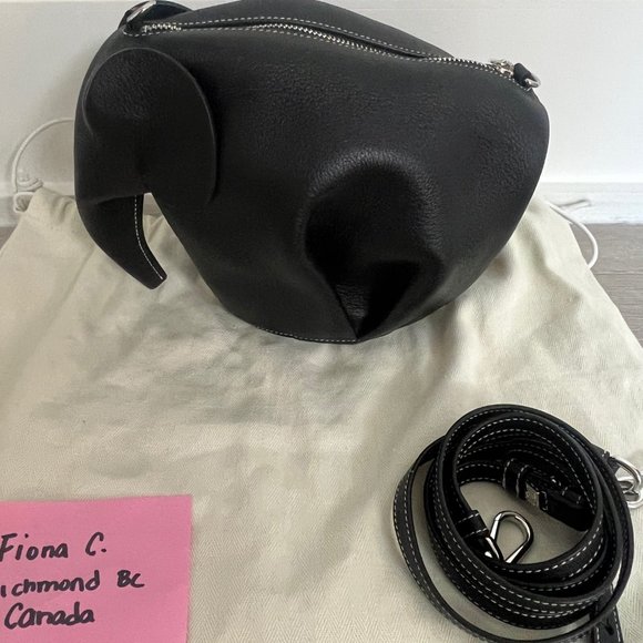 Loewe Black Mini Elephant Bag - Picture 4 of 8